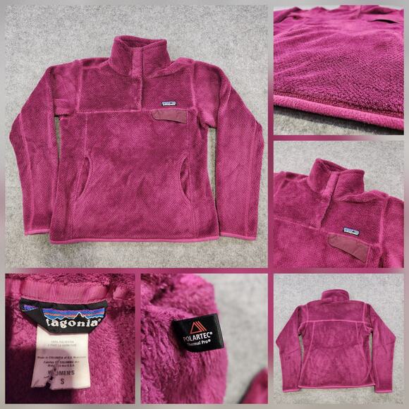 Patagonia Re-Tool Snap T Pullover Womens Small Polartec Thermal Fleece Jacket - Picture 1 of 13